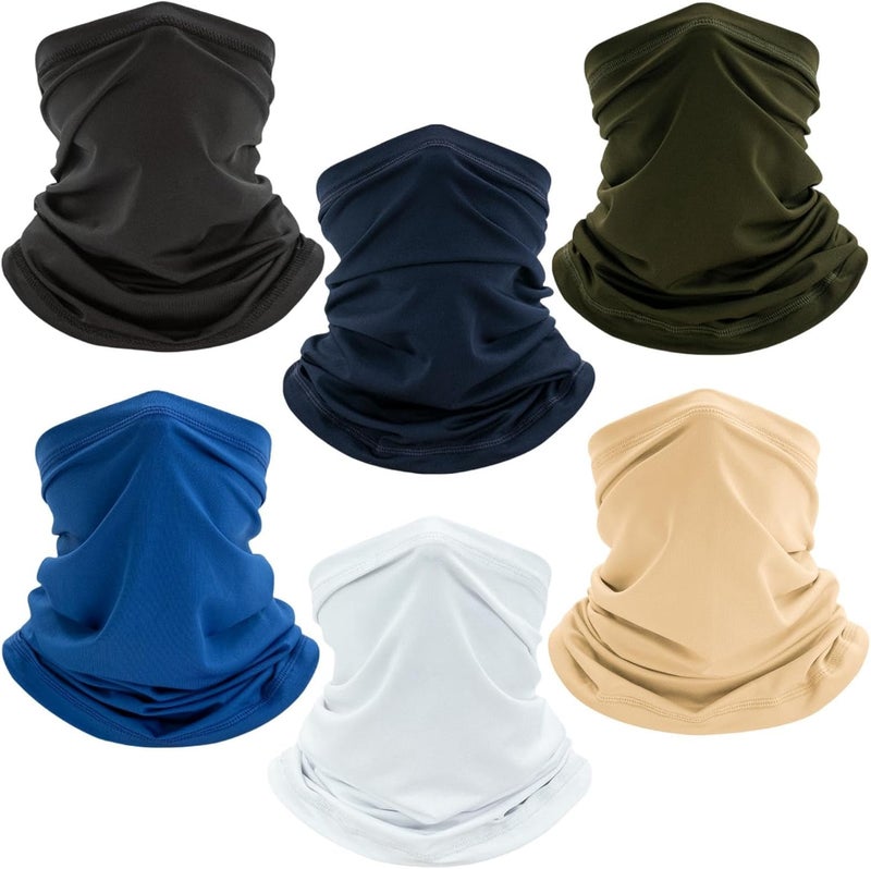 Coolzu Neck Gaiter Face Mask: Scarf Gator Breathable Balaclava Cooling Cover Masks for Men Women - Image 1